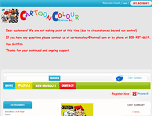 Tablet Screenshot of cartooncolor.com